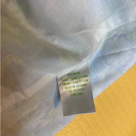 Lilly Pulitzer Halter Floral Dress Blue‎ Green and yellowSize 8 - Picture 7 of 9